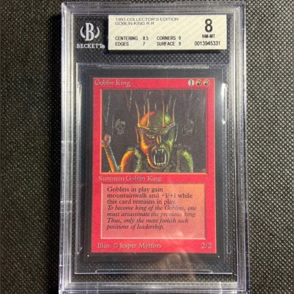 1993 MTG Magic The Gathering CE Collector's Edition R R BGS 8 NM-MINT - Picture 1 of 3